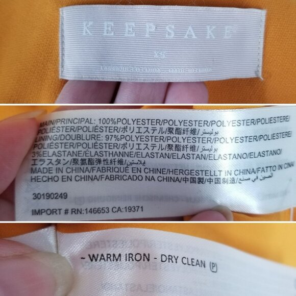 Keepsake the Label Orange Blazer Jacket - Picture 14 of 16